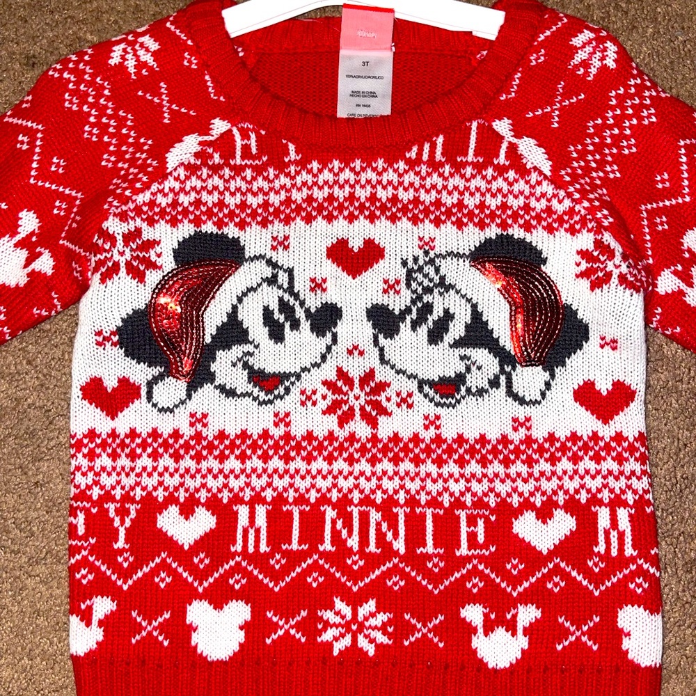 Disney Toddler Holiday sweater